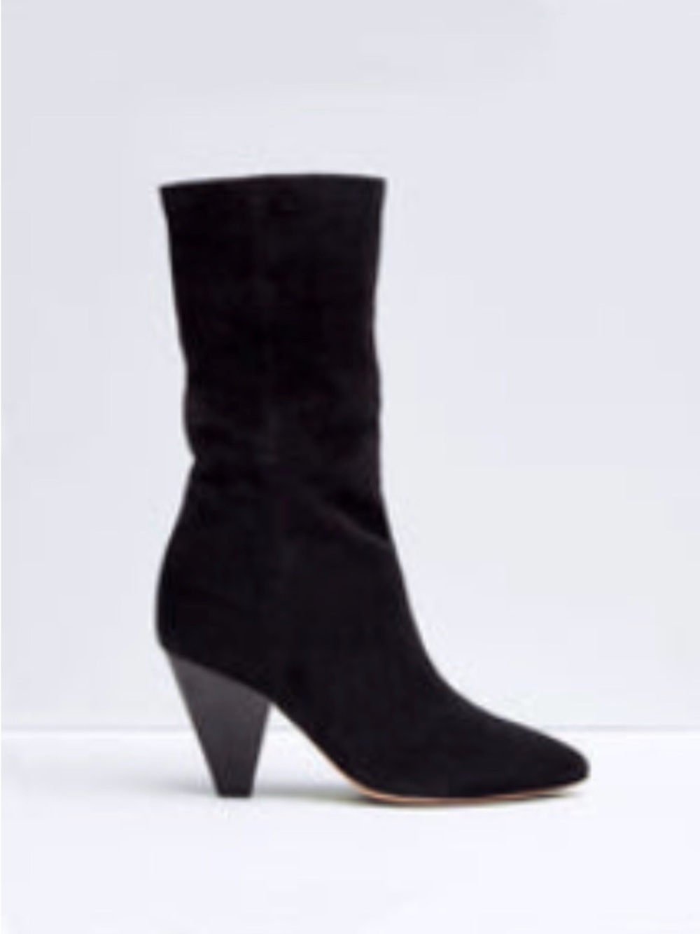 Veronica Beard Blondie Ruched Boot Black Size 7.5